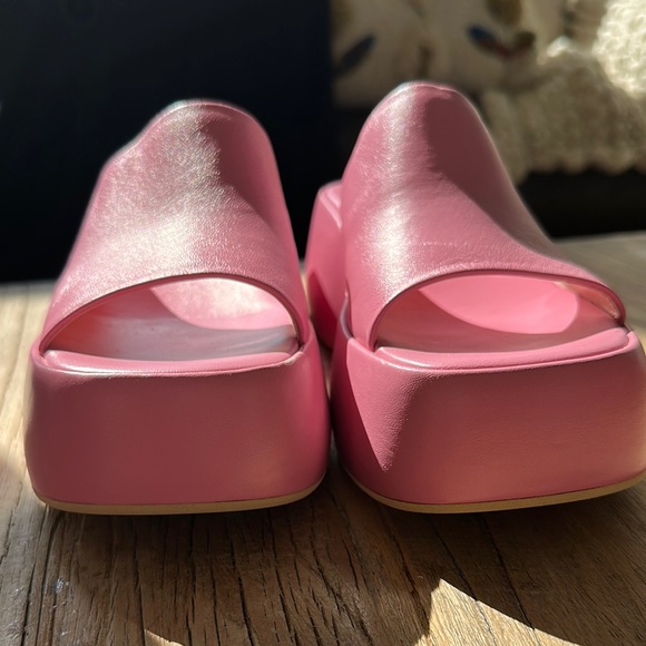 ASOS Blush Pink Platform Sandals - Picture 6 of 8